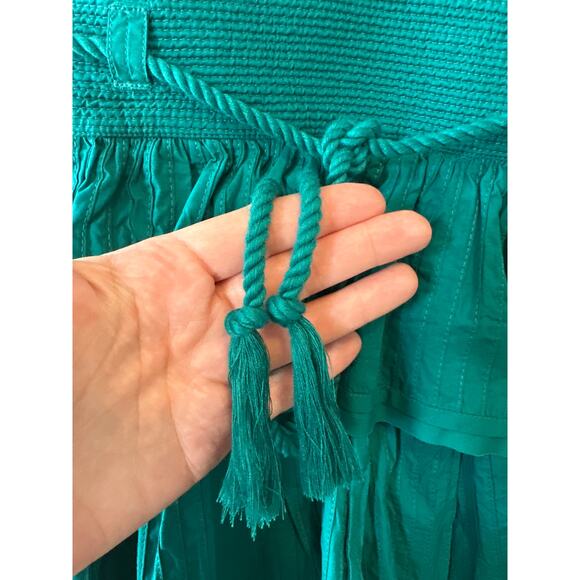Ulla Johnson Camilla Mini Dress Size 6 Boho Ruffle Sleeveless Designer Style - Picture 9 of 10